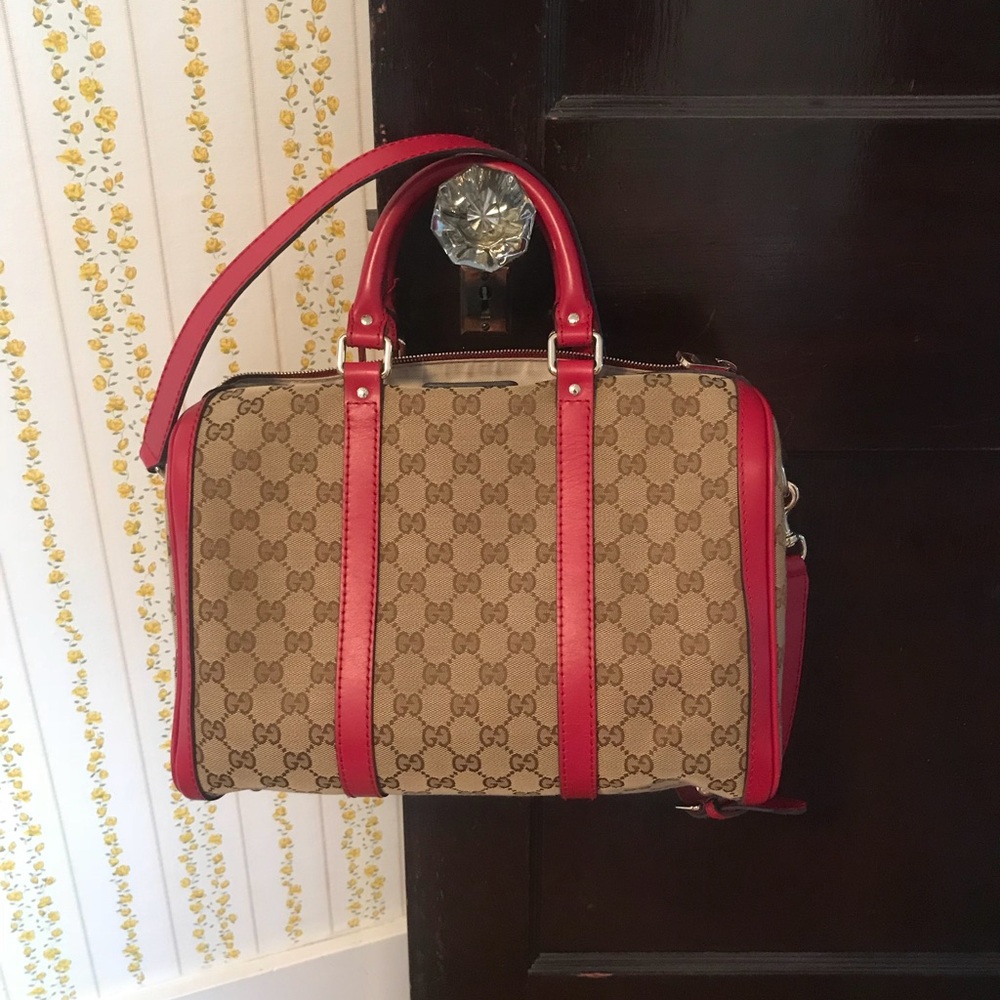 Gucci Boston Bag (Speedy) with strap